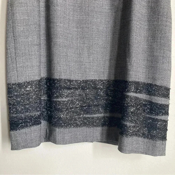 Elie Tahari for Nordstrom Size 10 Black Wool Blend Dress - Picture 12 of 12